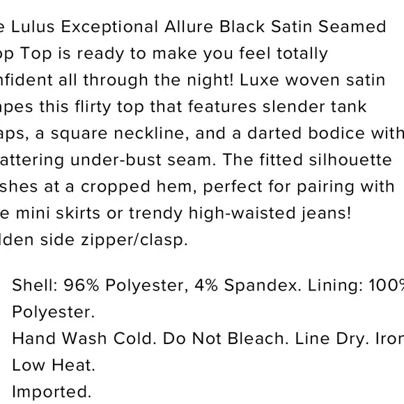 NWT Lulus bustier top - Picture 2 of 6